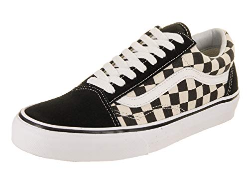 Vans Old Skool Checkerboard, Zapatillas para Mujer, Blk White, 37