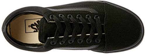 Vans Old Skool, Zapatillas de lona unisex, Negro (Black/Black Canvas), 38 EU