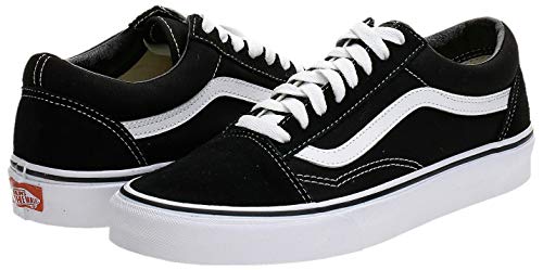 Vans Old Skool, Zapatillas Unisex Adulto, Negro (Black/White), 39