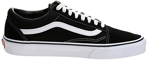 Vans Old Skool, Zapatillas Unisex Adulto, Negro (Black/White), 40.5