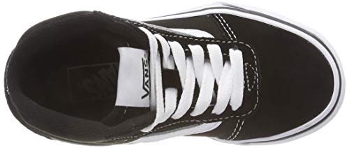 Vans Ward Hi Classic Suede/canvas Zapatillas altas Unisex Niños, Negro ((Suede/Canvas) Black/White Iju) 37 EU