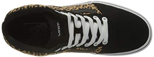 Vans Ward Hi Platform, Sneaker Mujer, (Cheetah) Black/White, 41 EU