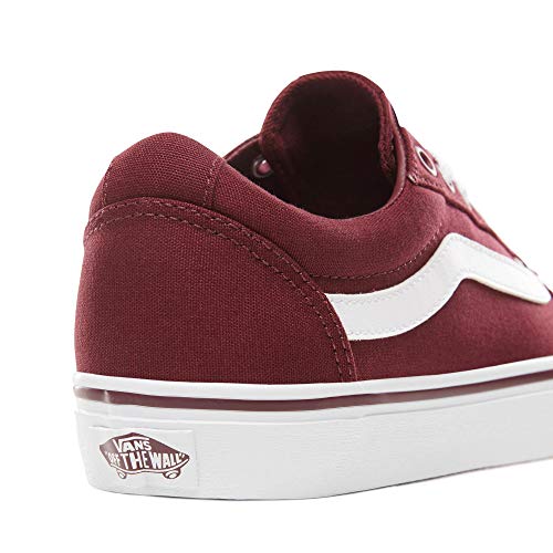 Vans Ward, Sneaker Mujer, Rojo (Canvas/Burgundy Olq), 38 EU