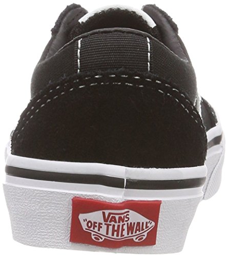 Vans Ward Suede/Canvas Zapatillas, Unisex Niños, Black/White Iju, 36.5 EU