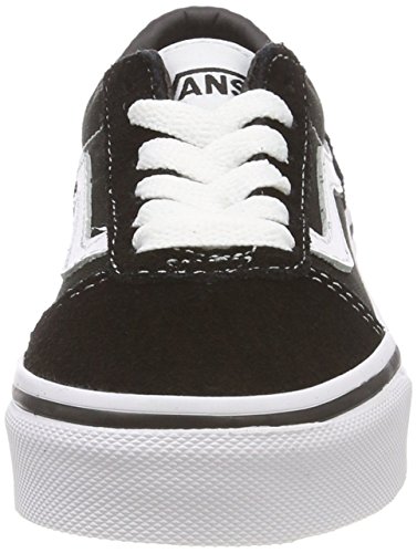 Vans Ward Suede/Canvas Zapatillas, Unisex Niños, Black/White Iju, 38.5 EU