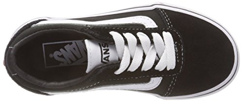 Vans Ward Suede/Canvas Zapatillas, Unisex Niños, Black/White Iju, 39 EU