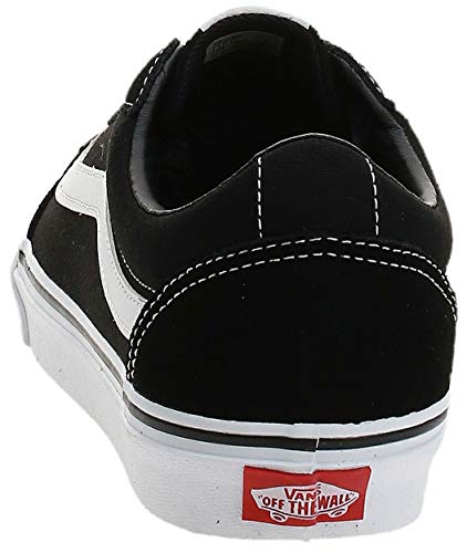 Vans Ward - Zapatillas para Mujer, Negro (Suede/Canvas/Black/White Iju), 38 EU