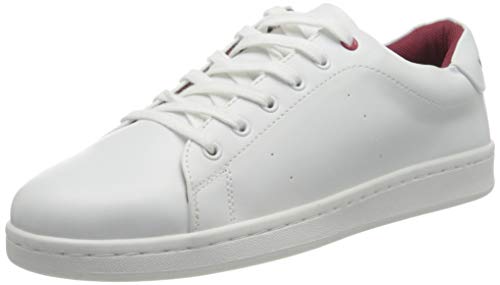 VERO MODA VMCELINE Sneaker, Zapatillas Mujer, Detail: W. Cabernet Snow White, 39 EU