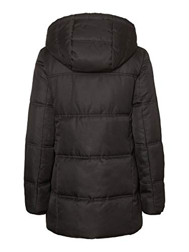 Vero Moda VMNEAT Jacket Boos Abrigo, Negro, L para Mujer