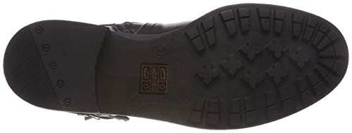 Vero Moda Vmvilma Biker Boot, Botas Estilo Motero Mujer, Negro (Black Black), 37 EU