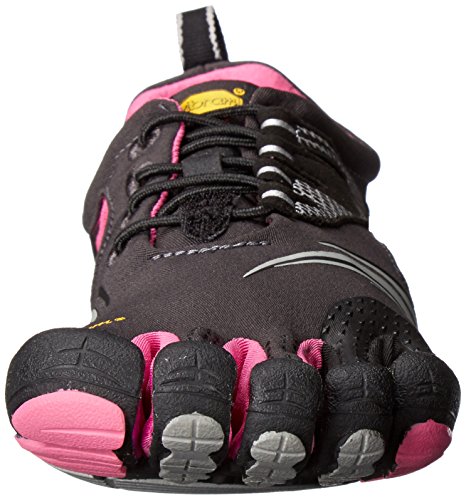 Vibram FiveFingers Kmd Sport Ls, Zapatillas Mujer, Negro (Grey/Black/Pink), 36