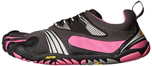 Vibram FiveFingers Kmd Sport Ls, Zapatillas Mujer, Negro (Grey/Black/Pink), 36