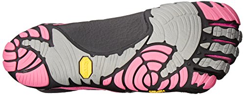 Vibram FiveFingers Kmd Sport Ls, Zapatillas Mujer, Negro (Grey/Black/Pink), 36