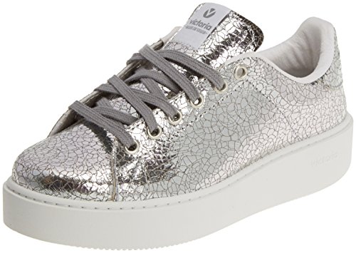 Victoria 1260103, Zapatillas con Plataforma Unisex Adulto, Plateado (Plata), 37 EU