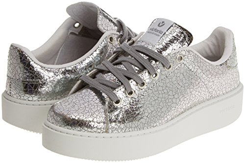 Victoria 1260103, Zapatillas con Plataforma Unisex Adulto, Plateado (Plata), 37 EU