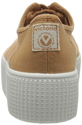 Victoria 1915 Doble Lona Tintado, Zapatillas de Béisbol Unisex Adulto, Marrón (Cacao 72), 36 EU