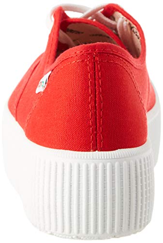 Victoria 1915 Doble Lona, Zapatillas Mujer, Rojo (Rojo 40), 37 EU