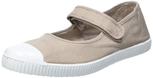 Victoria 1915 Puntera Mercedes Lona Tintada, Zapatos Tipo Ballet Unisex Adulto, Beige, 38 EU