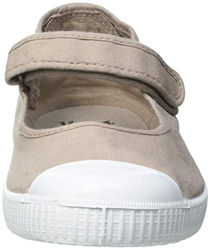 Victoria 1915 Puntera Mercedes Lona Tintada, Zapatos Tipo Ballet Unisex Adulto, Beige, 38 EU