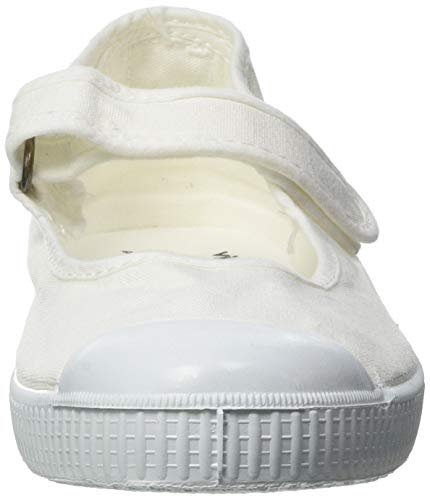 victoria 1915 Puntera Mercedes Lona Tintada, Zapatos Tipo Ballet Unisex Adulto, Blanco, 36 EU
