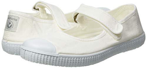 victoria 1915 Puntera Mercedes Lona Tintada, Zapatos Tipo Ballet Unisex Adulto, Blanco, 36 EU