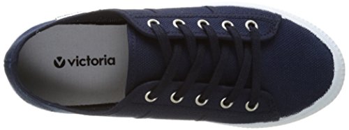 Victoria Basket Lona Gruesa, Zapatillas Mujer, Azul (Marino), 40 EU