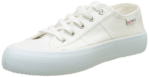 Victoria Basket Lona Gruesa, Zapatillas Mujer, Blanco, 39 EU