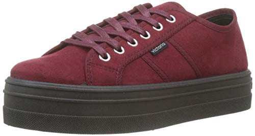 Victoria Blucher Antelina, Zapatillas para Mujer, Rojo (Burdeos 41), 38 EU