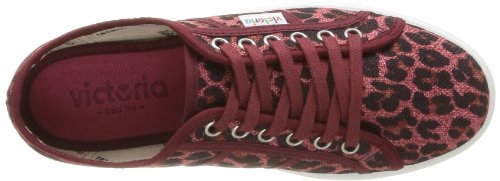 Victoria Blucher Leopardo Plataforma - Zapatillas de Deporte de Tela para Mujer Rosa Rose (Rosa) 39