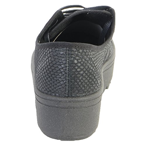 Victoria Blucher Lona - Zapatillas para mujer, color Negro, talla 40 EU