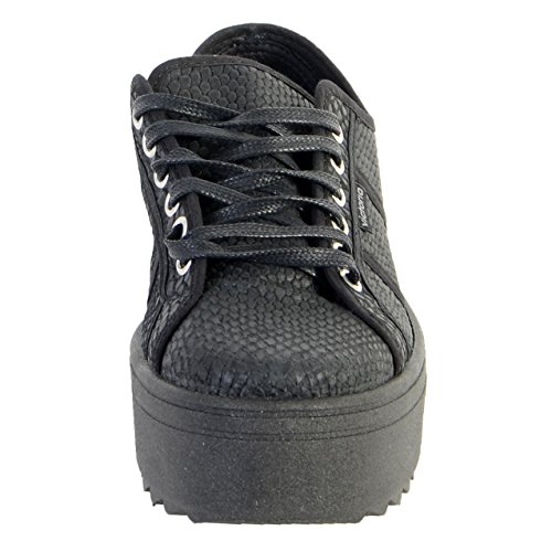 Victoria Blucher Lona - Zapatillas para mujer, color Negro, talla 40 EU