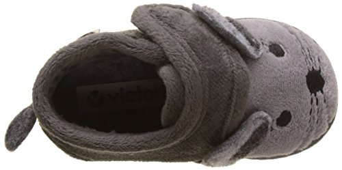 Victoria Bota Velcro Animales, Zapatillas Unisex Niños, Gris (Gris 12), 19 EU