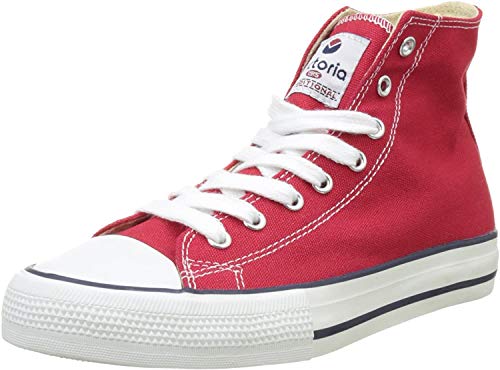 Victoria Botin Basket Autoclave, Zapatillas Altas Mujer, Rojo, 39 EU