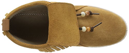 Victoria Botin Flecos Serraje, Botas Desert Mujer, Marrón Cuero, 40 EU