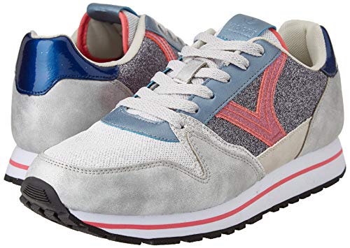 Victoria Cometa Glitter Fino, Zapatillas Unisex Adulto, Plata, 38 EU