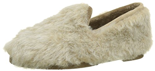 Victoria Copete Pelo Largo, Zapatillas de Estar por casa Mujer, Beige, 42 EU