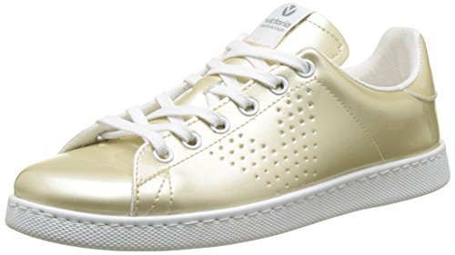 Victoria Deportivas de Charol, Zapatillas Bajas de Mujer, Dorado (Or (Oro)), 37