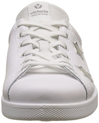 Victoria Deportivo Basket Aplicacion Estrellas, Zapatillas Mujer, Plateado (Plata), 36 EU