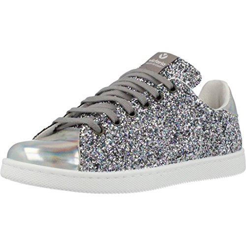 Victoria Deportivo Basket Glitter - Botas Unisex adulto, Argent (Plata), 41 EU