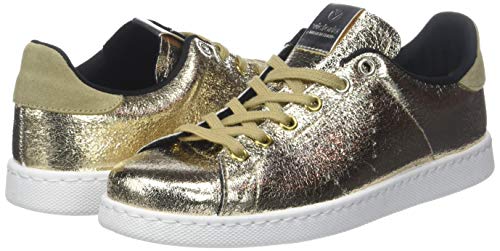 Victoria Deportivo Craquelado, Zapatillas Unisex Adulto, Dorado (Platino 594), 36 EU