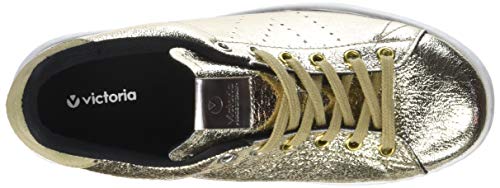 Victoria Deportivo Craquelado, Zapatillas Unisex Adulto, Dorado (Platino 594), 36 EU