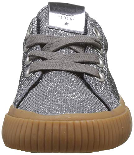 Victoria Deportivo Lurex, Zapatillas, Plateado (Plata 14), 35 EU