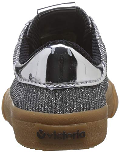 Victoria Deportivo Lurex, Zapatillas, Plateado (Plata 14), 35 EU