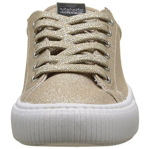 Victoria Deportivo Lurex, Zapatillas Unisex Adulto, Dorado (Platino), 38 EU