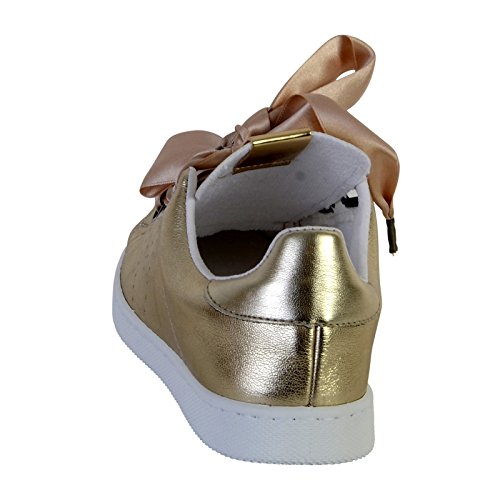 Victoria Deportivo Metalizado Bañeras, Zapatillas Unisex Adulto, Dorado (Platino), 40 EU