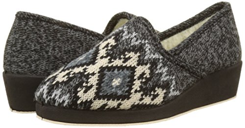 Victoria MORUNA Lana GRECA, Zapatillas de Estar por casa Mujer, Gris, 38 EU
