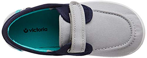 Victoria Ojalá Náutico Bicolor, Zapatillas Unisex Niños, Gris (Zinc 284), 29 EU