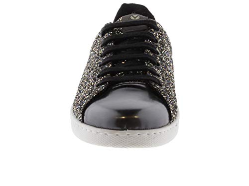 victoria Plano VICTORIA Tenis Glitter 112558-WOMEN para Mujer Antracita 39