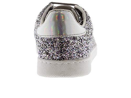 victoria Plano VICTORIA Tenis Glitter 112558-WOMEN para Mujer Plata 38
