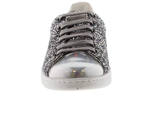 victoria Plano VICTORIA Tenis Glitter 112558-WOMEN para Mujer Plata 38